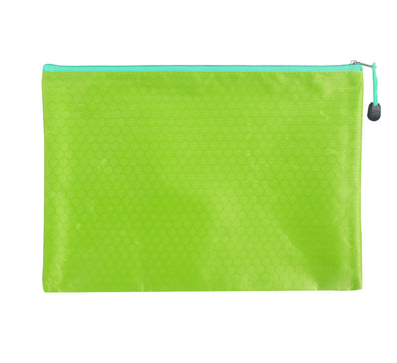 A4 Waterproof Document Organizer Stationery Holder Pencil Case Green