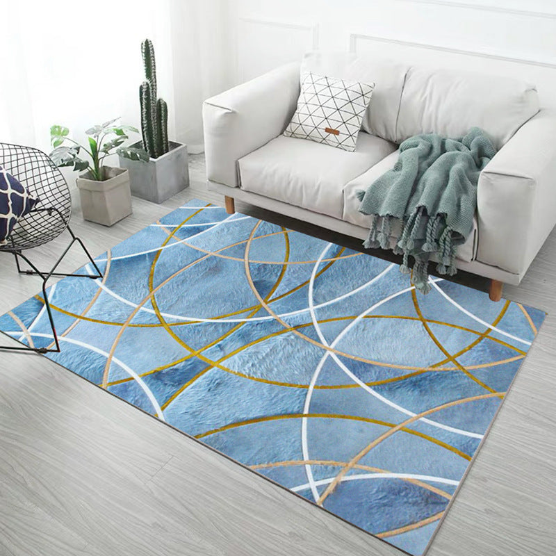 Large 230 x 160 Rug Stylish Design Easy-Care Carpet Mat