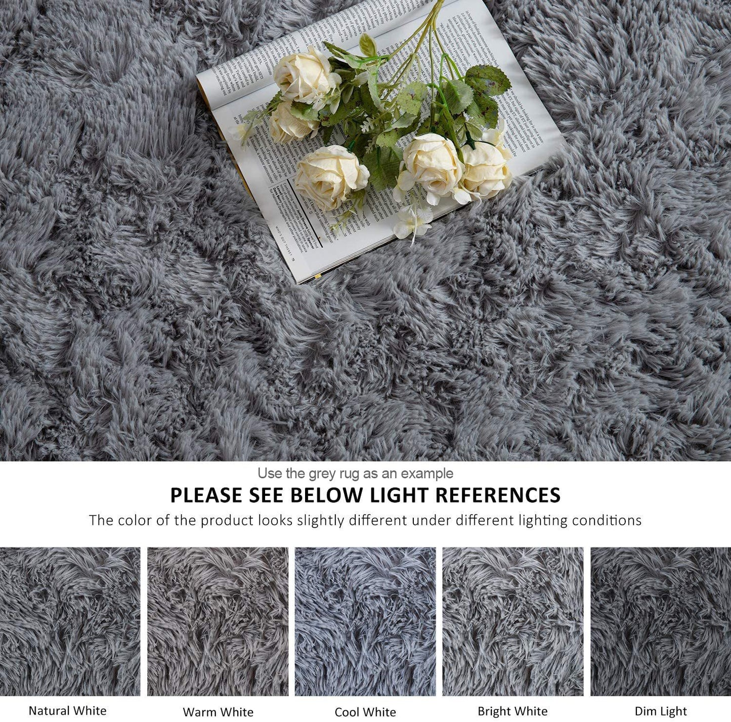 XL Extra Large 300 x 200 Soft Shag Rug Carpet Mat Blue