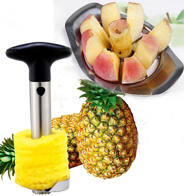 Pack of 2 Stainless Steel Pineapple Cutter and Apple Corer Easy to Use