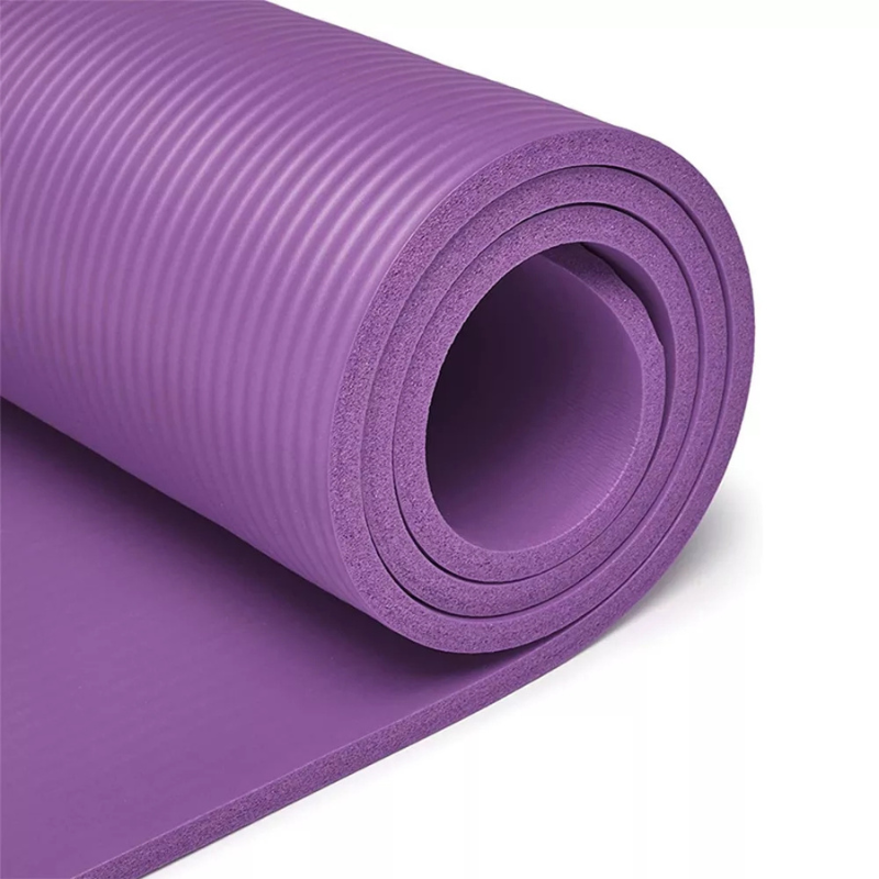 8mm Extra Thick Non-Slip Yoga Mat for Home Gym Fitness Purple