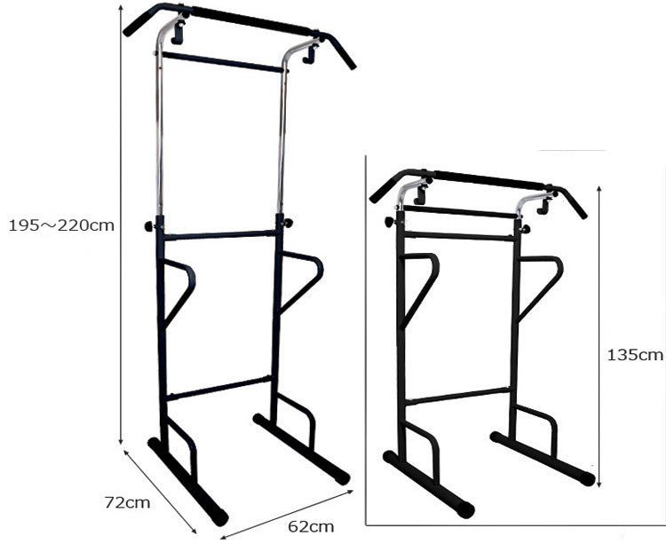 Adjustable Power Tower Pull Up Dip Bar Fitness Station Home Gym Equipment