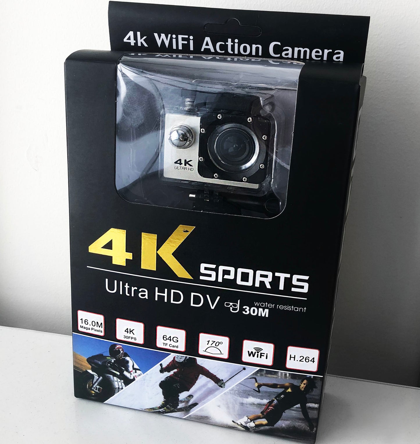 4K Ultra HD Waterproof Action Sports Camera for Extreme Adventures