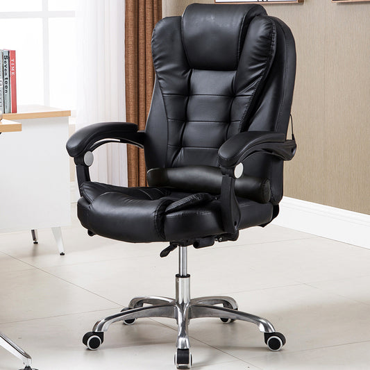 Deluxe Executive Reclining Office Chair Ergonomic Design Black