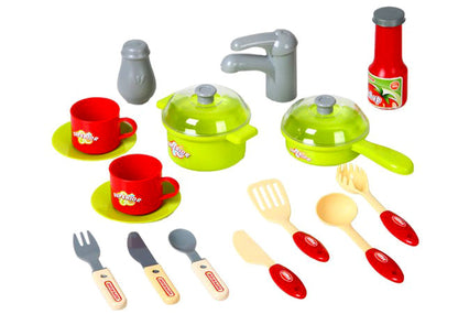 Realistic Kids Play Kitchen Set with Lights and Sounds for Imaginative Play