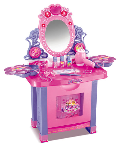 Kids Vanity Table Play Set with Music and Light for Ultimate Fun