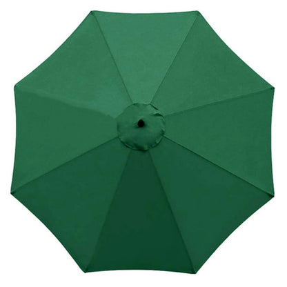 10ft 8 Ribs Large Outdoor Patio Umbrella Replacement Canopy Green