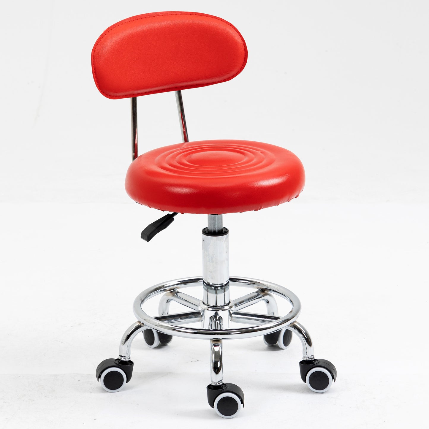 Sleek Office Student Computer / Bar Chair Red