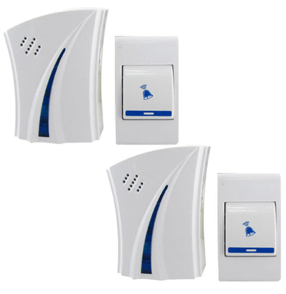 Wireless Door Chime with Remote Control Welcome Alarm Doorbell System for Home