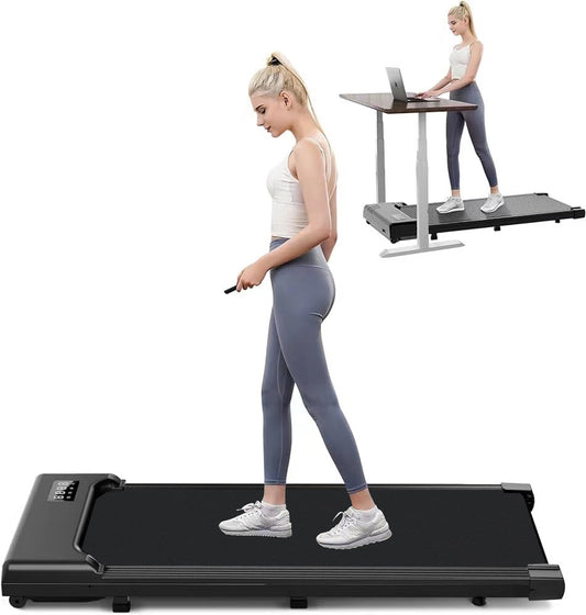 2 in 1 Pro Portable Electric Treadmill Home Gym Walking & Running Exercise Machine