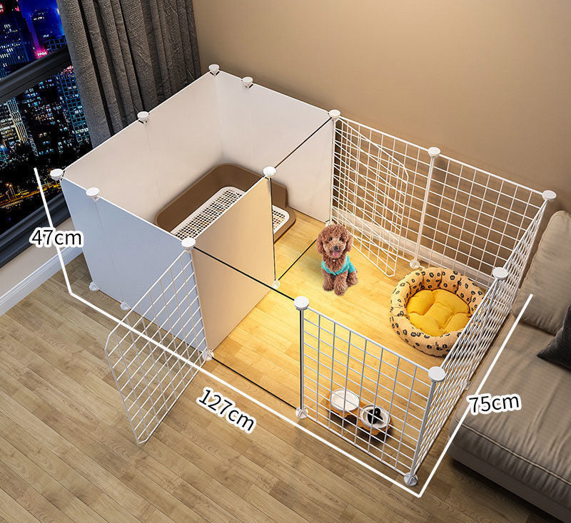 127cm Pet Playpen Dog Kennel Cage Exercise Enclosure