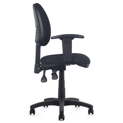 Ergonomic Heavy Duty Office Task Chair for Maximum Comfort and Support Black