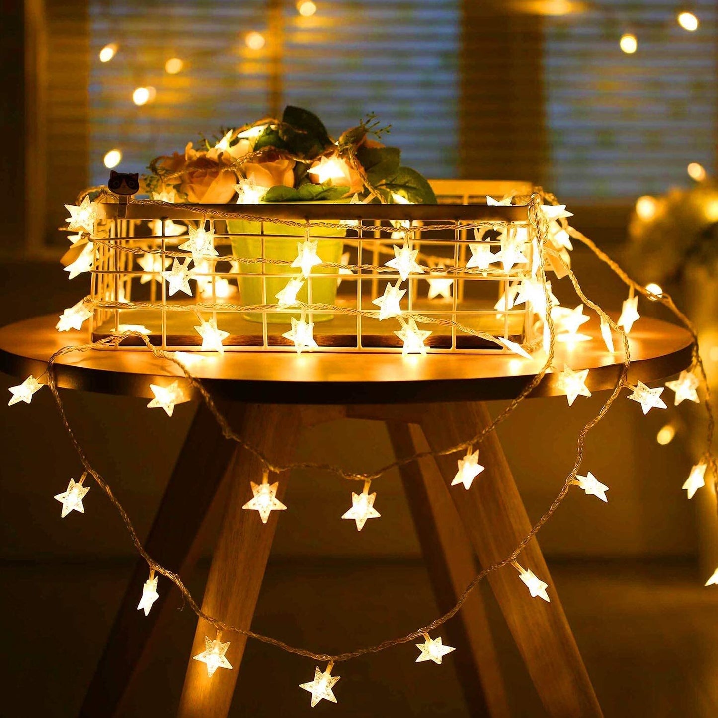 10m 80 LED Star Lights String for Home Garden Decorations