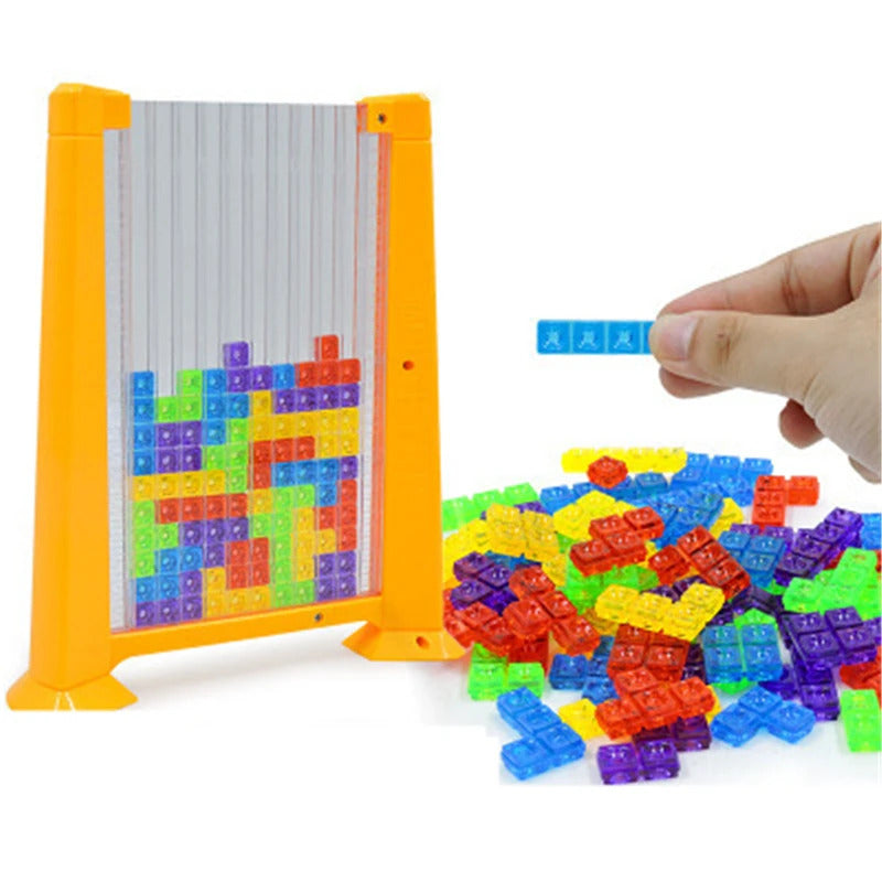 3D Tetris Puzzle Board Game Toy Set for Kids and Adults