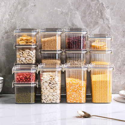 460mL Airtight Food Storage Container Leakproof Stackable Kitchen Organizer