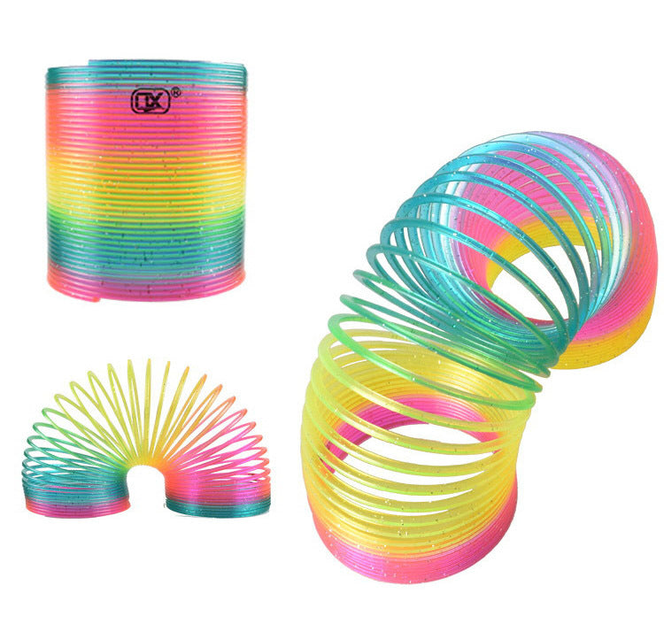 Magic Rainbow Slinky Spring Fidget Toy