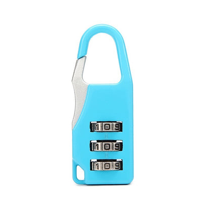 Secure Travel Combination Lock for Bags Suitcase Lockers Luggage Blue