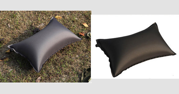 Self-Inflating Premium Travel Pillow with Carry Bag Coffee