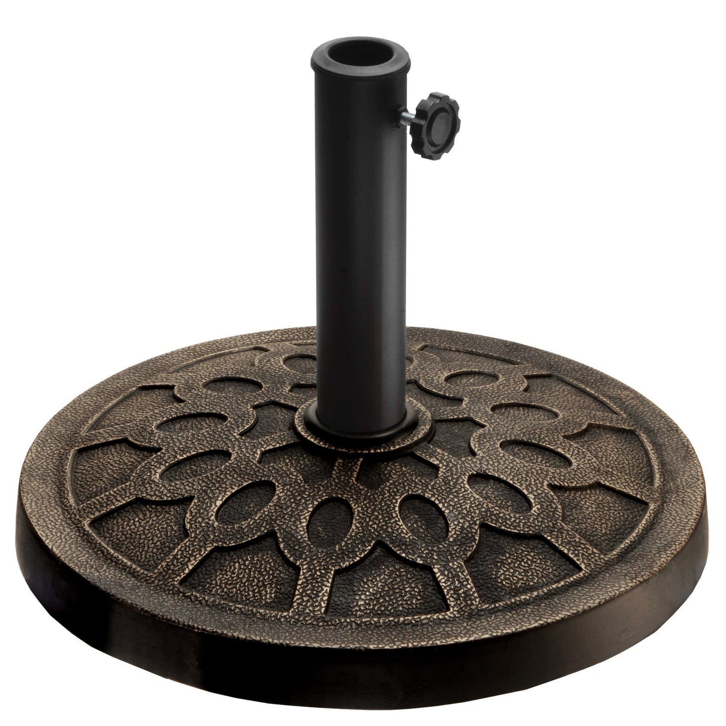 Heavy Duty Iron Outdoor Patio Umbrella Base Stand for Stability