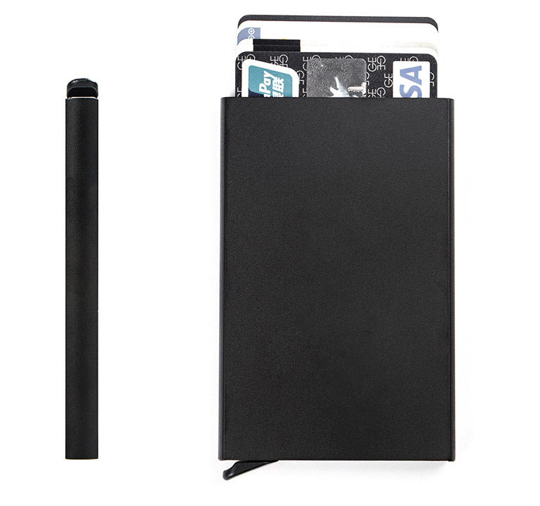 RFID Blocking Wallet Secure Card Holder Black