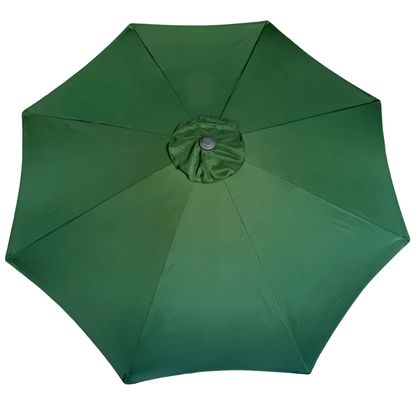 10ft 8 Ribs Large Outdoor Patio Umbrella Replacement Canopy Green