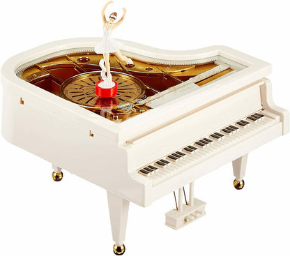 Elegant Classic Piano Dancing Ballerina Music Box