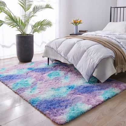 XL 300 x 200 Dreamy Shag Rug Soft and Cozy Purple