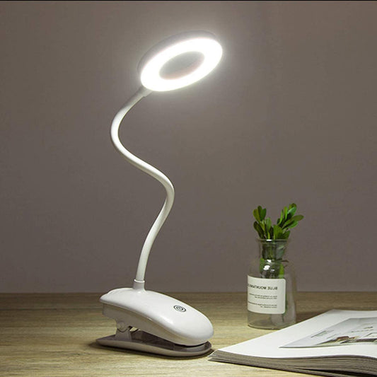 Ultra Bright LED Ring Light Desk Lamp with Adjustable Clip for Perfect Lighting