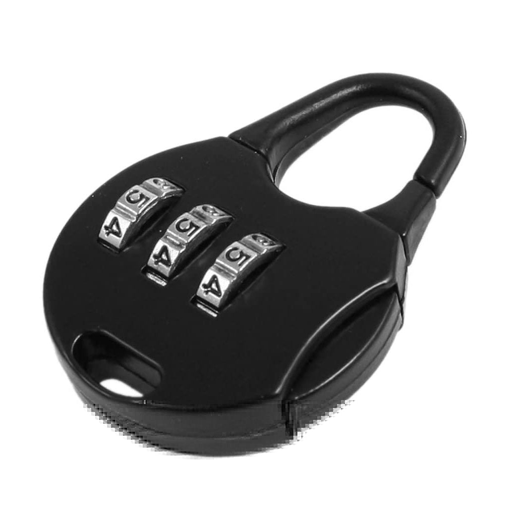 Secure Combination Lock for Luggage and Suitcases Black