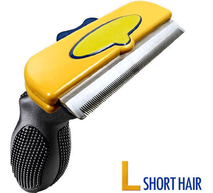 Large Pet Deshedding Tool for Short Hair Dogs Fur Eliminator