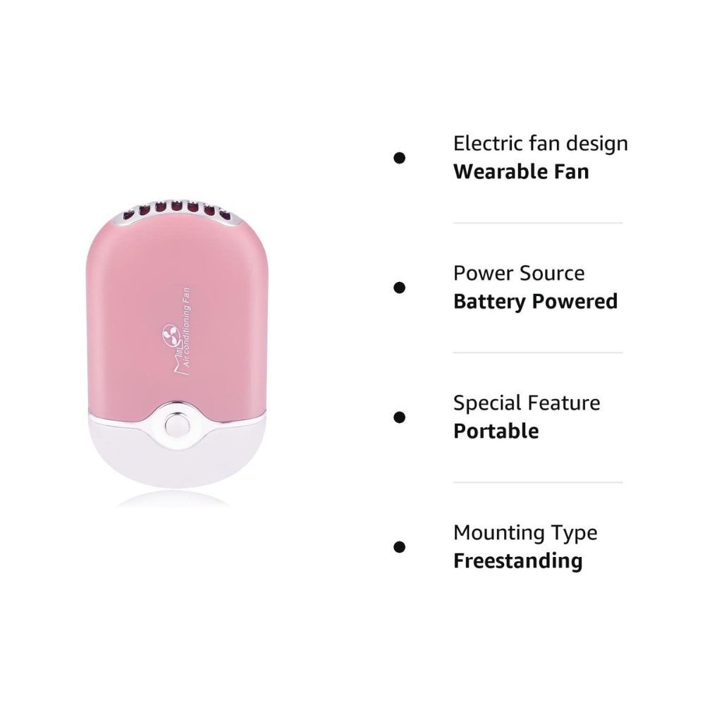 Stylish Portable Rechargeable Bladeless Handheld Cooling Fan Mini Aircon