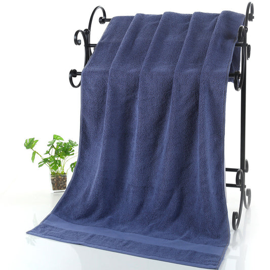 Luxury Soft Absorbent 100% Cotton Bath Towel Navy Blue