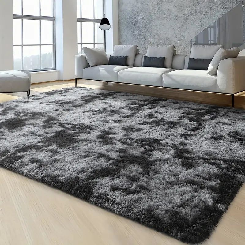 Extra Large 300 x 200 Soft Cozy Shag Rug Charcoal Grey