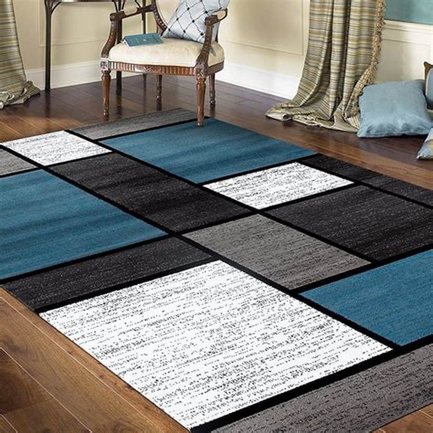 XL Extra Large 300 x 200 Cotton Rug Carpet Mat for Living Room