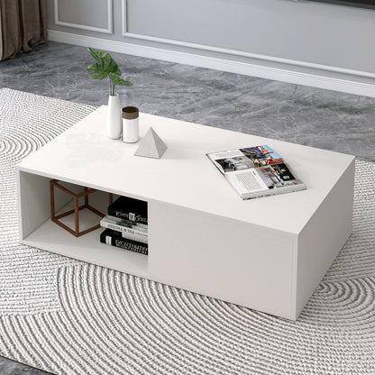 Claro Elegant Designer Wooden Coffee Table White