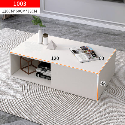 Claro Elegant Designer Wooden Coffee Table White