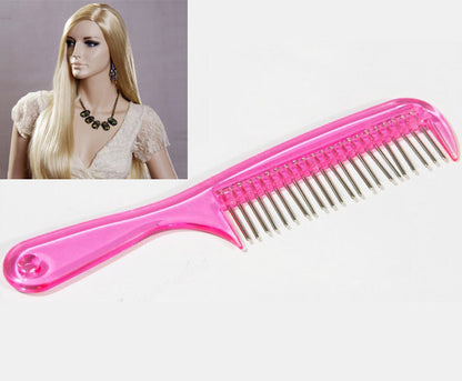 Anti Static Stainless Steel Hair Comb for Smooth and Tangle-Free Styling