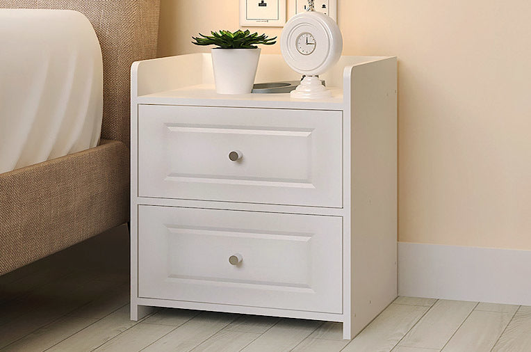 Elegant White Paris Bedside Table for Modern Bedrooms