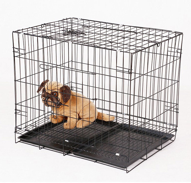 Foldable Metal Wire Pet Dog Cage for Indoor and Outdoor Use