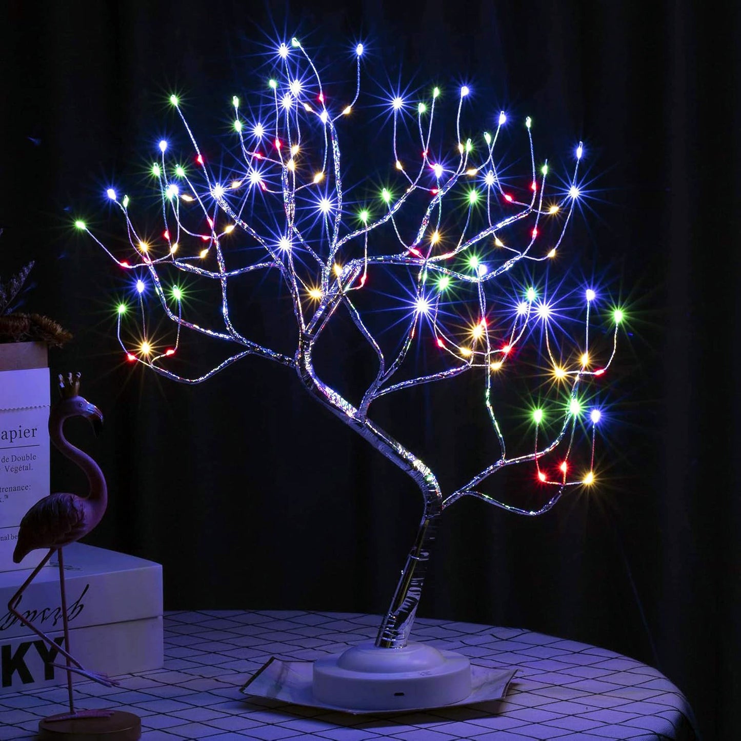 108 LED Colorful Firefly Fairy Light Spirit Tree Lamp