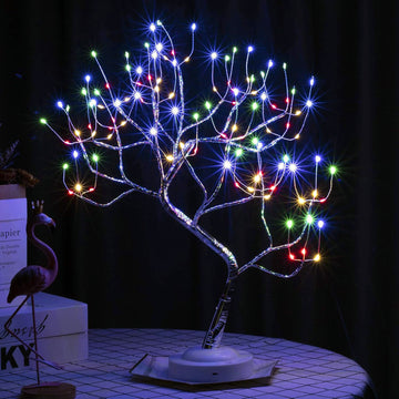 108 LED Colorful Firefly Fairy Light Spirit Tree Lamp