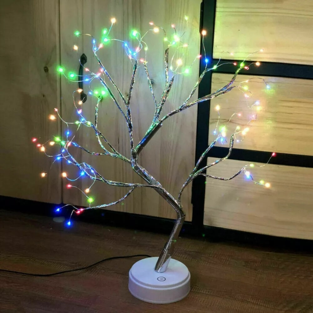 108 LED Colorful Firefly Fairy Light Spirit Tree Lamp