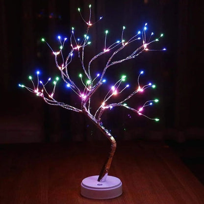 108 LED Colorful Firefly Fairy Light Spirit Tree Lamp