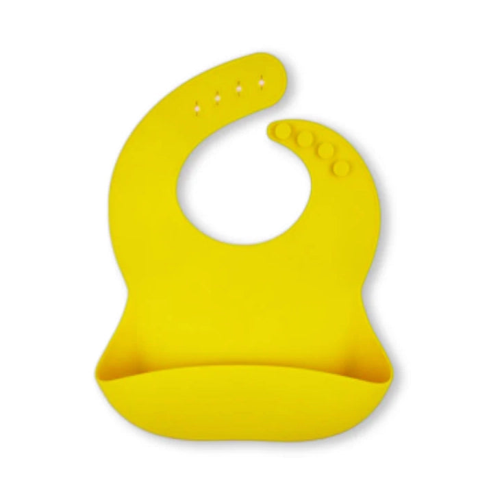 Waterproof Adjustable Bib with Food Catcher for Babies and Toddlers