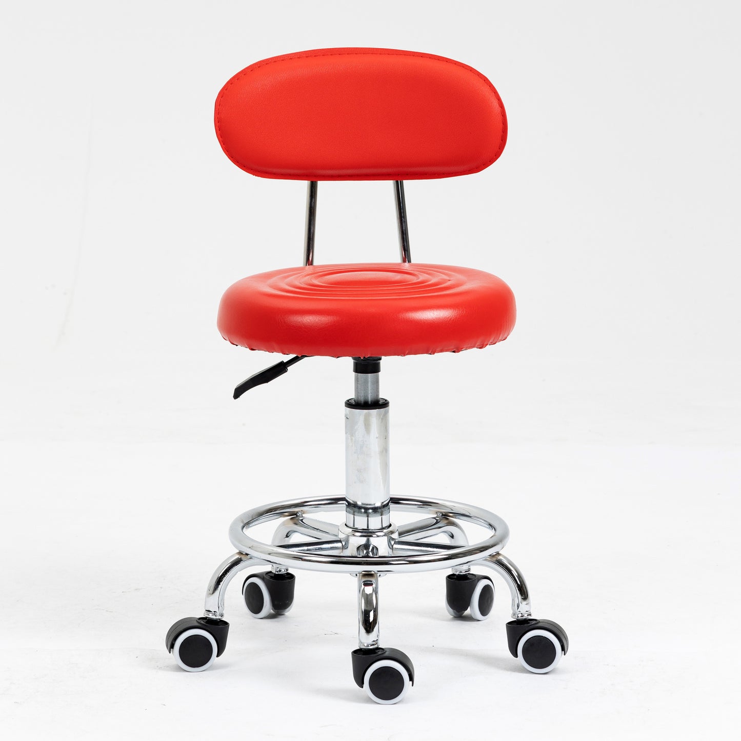 Sleek Office Student Computer / Bar Chair Red