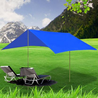 3m Sun Shade Sail Complete Kit UV Protection Blue