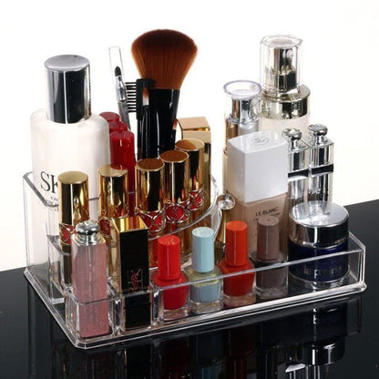 Clear Acrylic Makeup Organizer Storage for Cosmetics and Beauty Products