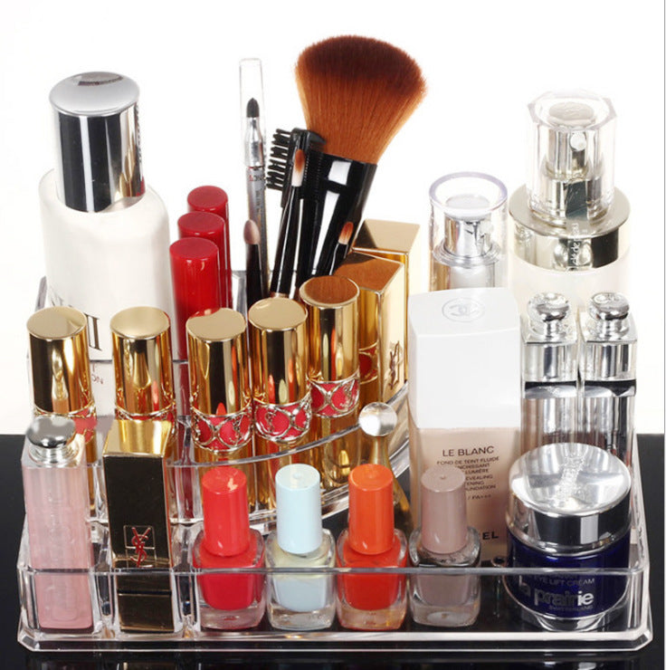 Clear Acrylic Makeup Organizer Storage for Cosmetics and Beauty Products