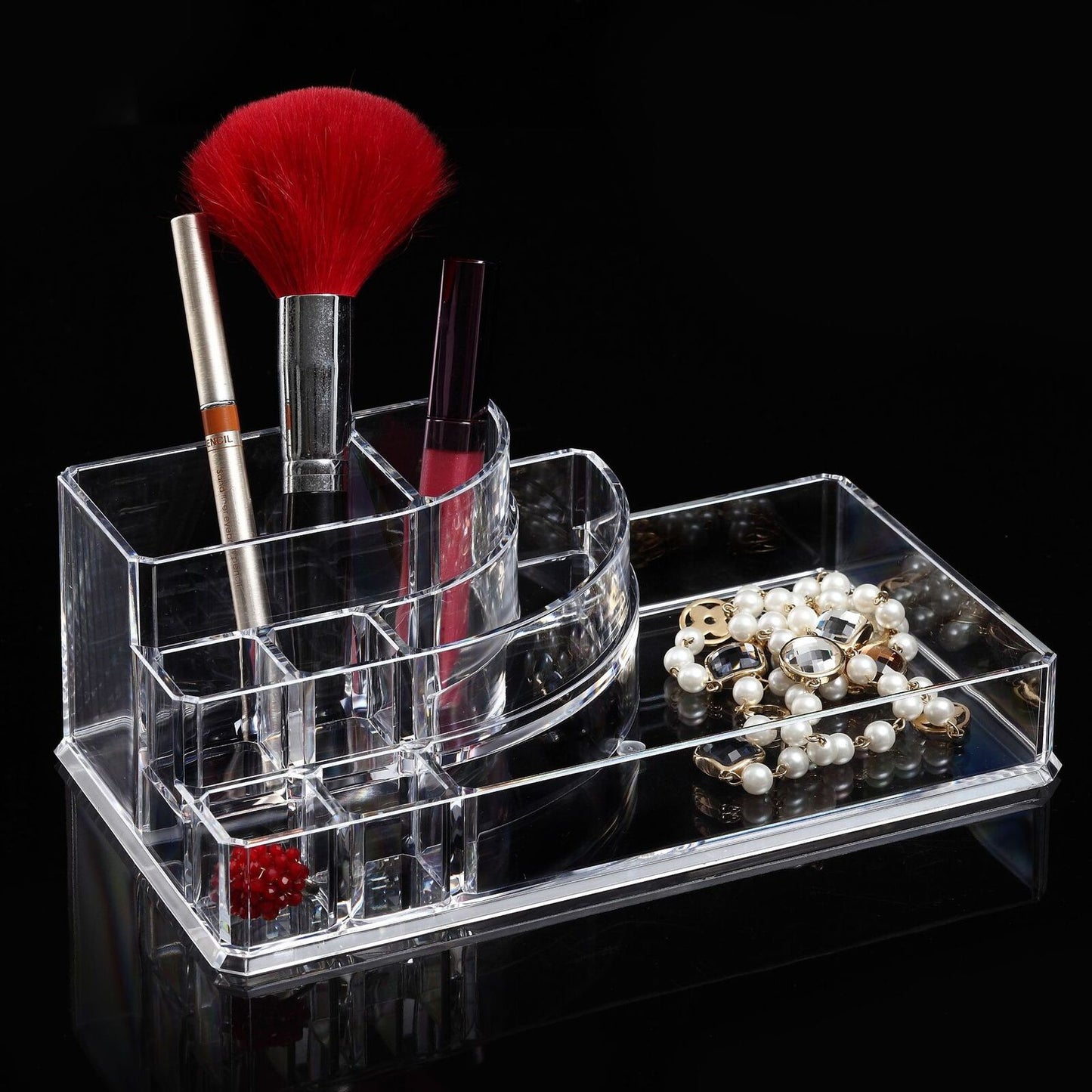 Clear Acrylic Makeup Organizer Storage for Cosmetics and Beauty Products