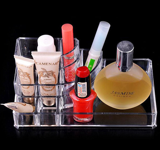 Clear Acrylic Makeup Organizer Storage for Cosmetics and Beauty Products